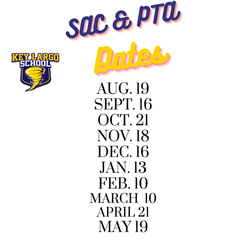 KLS PTA/SAC Dates